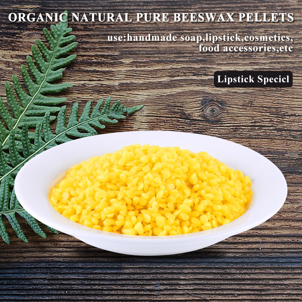 Octpeak 50g Yellow Food Grade Pure Natural Beeswax Cosmetics Materials for  Handmade Making,Cosmetics Material, Natural Beeswax 